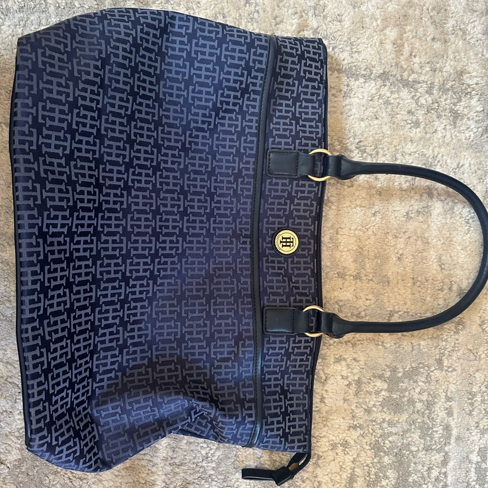 Tommy Hilfiger Navy Tote Bag